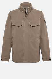 Field Jacket In Tessuto Tecnico Riciclato B Tech, Taupe, hi-res