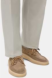 Sapatos de vela de couro acamurçado, Sand, thumb, 2