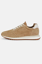 Zapatillas De Ante Beige, Beige, hi-res