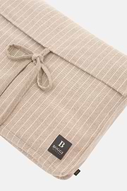 Pajama Pinstripe Cotton Flannel, Biscuit, thumb, 4