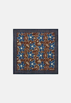 Floral Wool Pocket Square