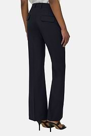 Pure Wool Trousers, Navy blue, thumb, 4