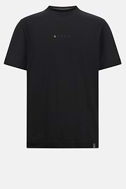 S.Cafè® High-Performance Piqué T-Shirt, Black, hi-res