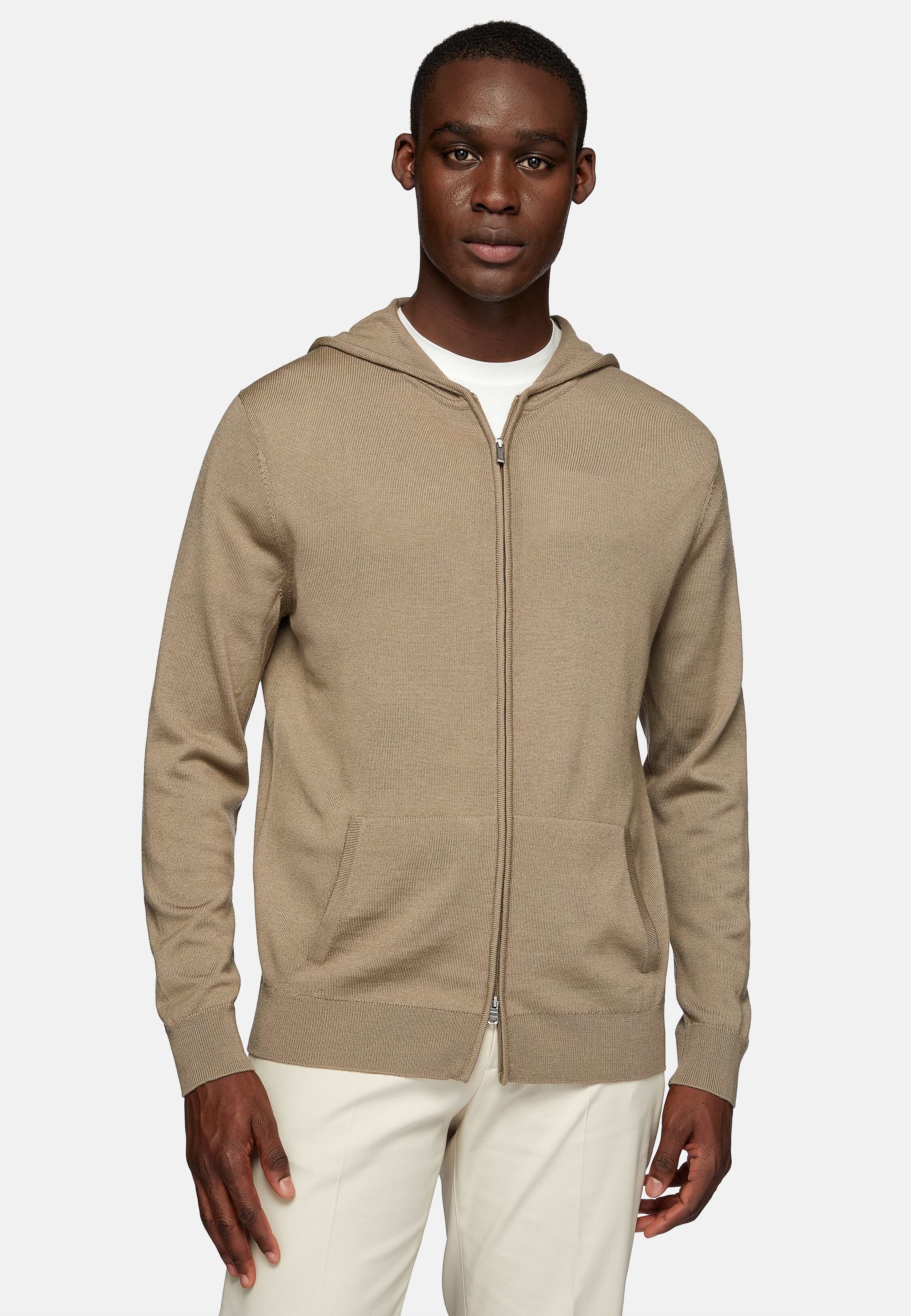 Merino full zip hoodie discount