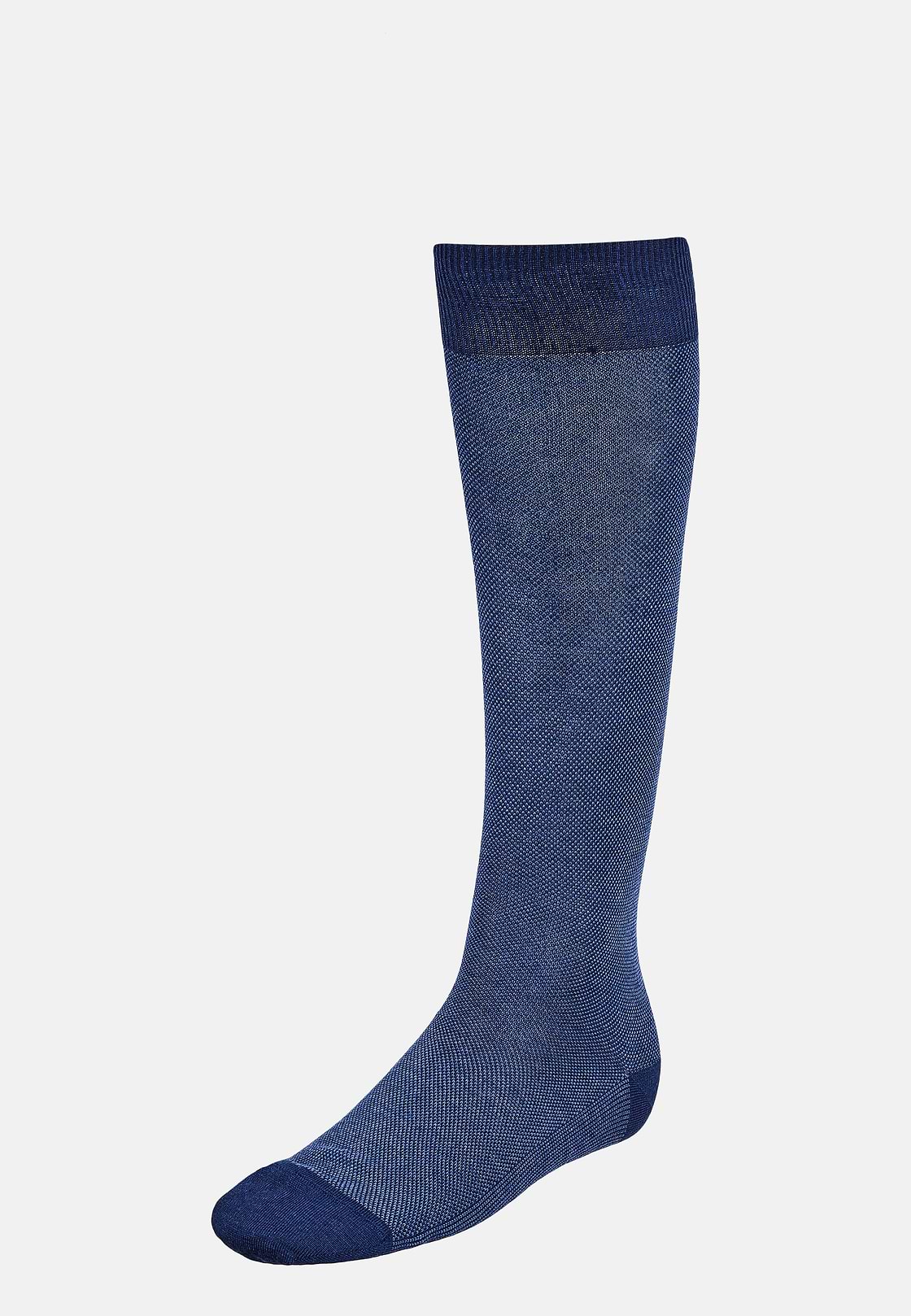 Cotton Oxford Socks, Air-blue, hi-res