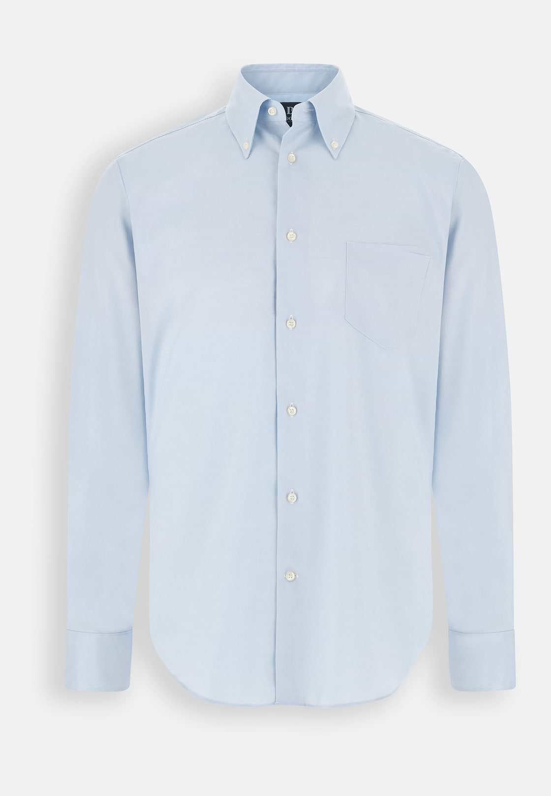Regular Fit Pinpoint Cotton Shirt Button Down, , hi-res, 7