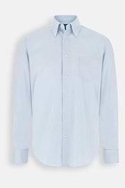 Regular Fit Pinpoint Cotton Shirt Button Down, , thumb, 7