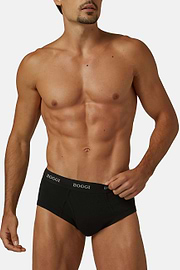 Slip Aus Elastischem Baumwolljersey., Schwarz, hi-res