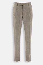 Suit Double-Breasted in Super 130 Wool, Taupe, thumb, 8