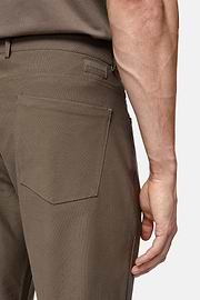 B Tech Jeans in Technical Fabric, Taupe, hi-res