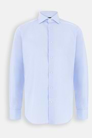 Shirt Checked Cotton Regular Fit, Light Blue, thumb, 7