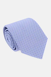 Seidenkrawatte Mit Blumenmuster, Hellblau, thumb, 2