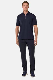 Polo de piqué de alto rendimiento S.Cafè®, Azul  Marino, hi-res