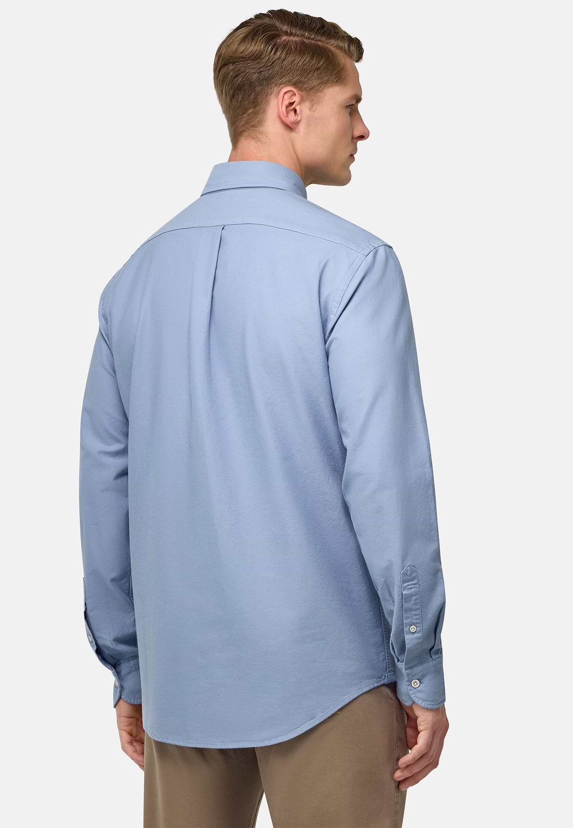 Hemd Aus Oxford-Baumwolle Regular Fit, Indigo, hi-res