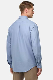 Hemd Aus Oxford-Baumwolle Regular Fit, Indigo, hi-res