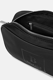 Clutch in technical fabric, Black, hi-res
