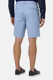 Stretch Cotton Bermuda Shorts, Light Blue, hi-res