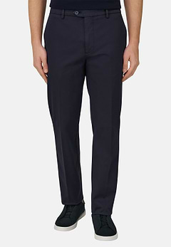 Pantaloni In Cotone Tencel Elasticizzato