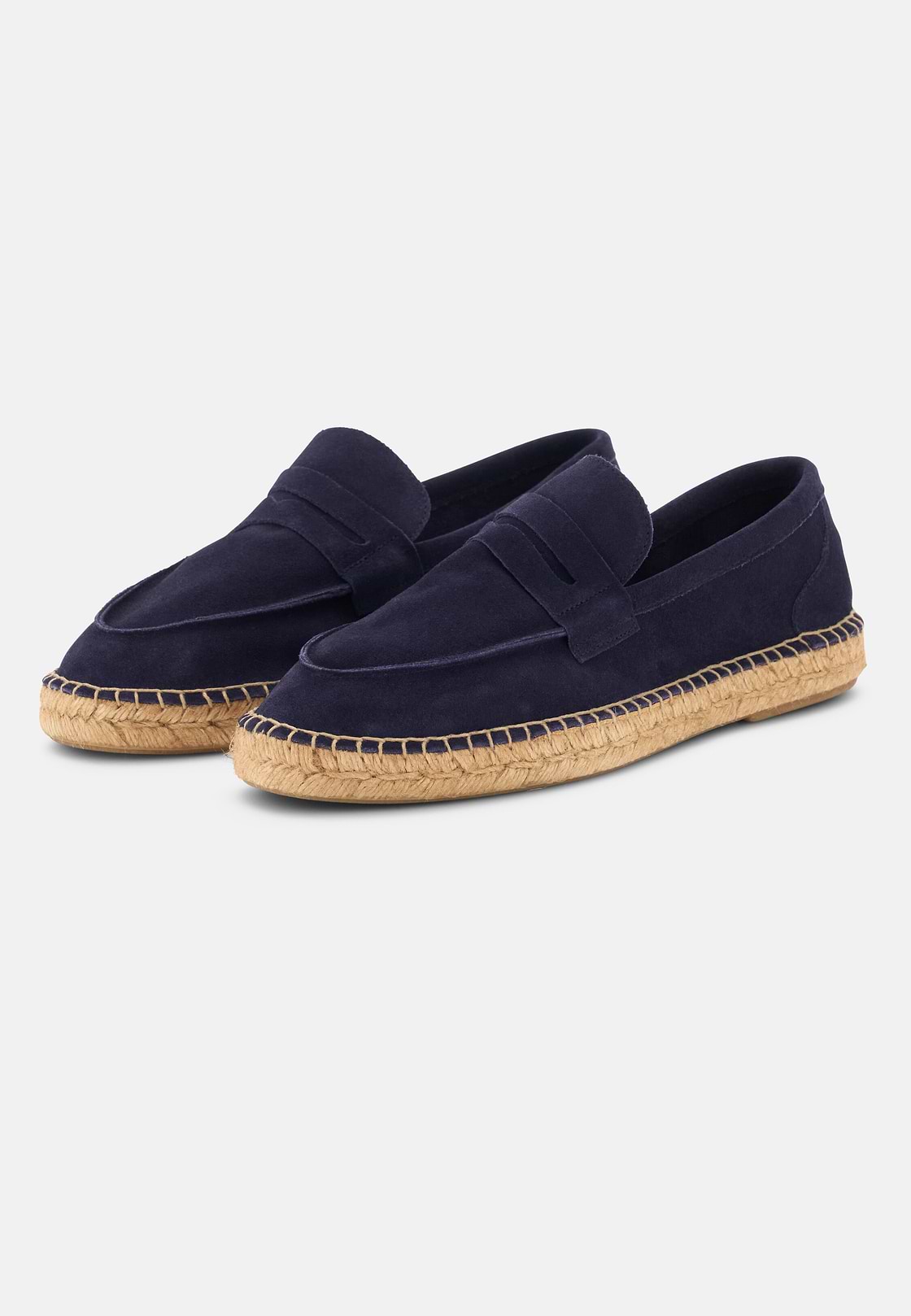 Espadrilles Tellin Aus Wildleder, Navy blau, hi-res, 3