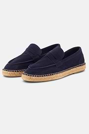 Espadrilles Tellin Aus Wildleder, Navy blau, thumb, 3