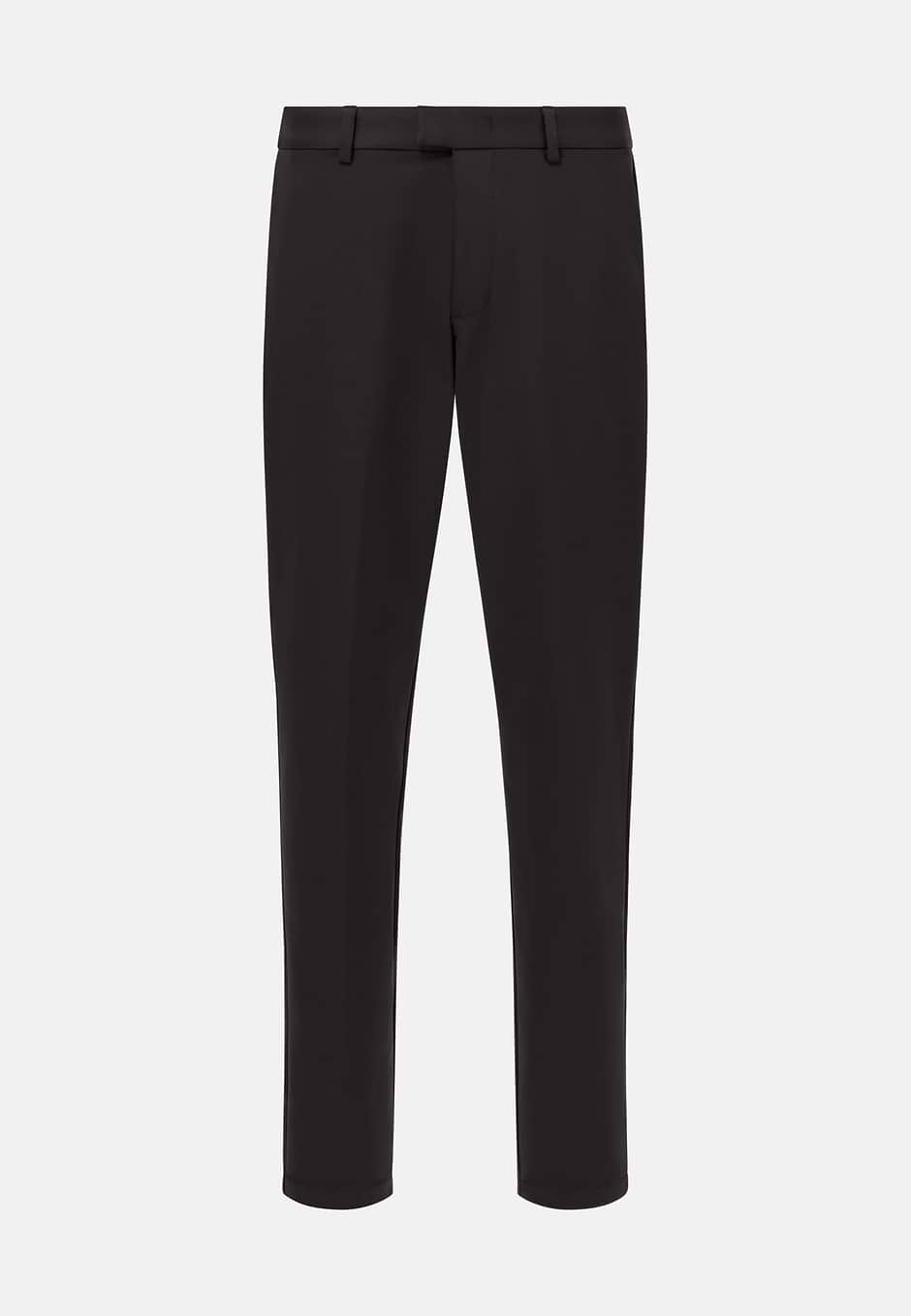 B-Tech Stretch Nylon Trousers, Black, hi-res
