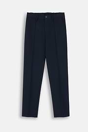 Broek City in Gemengd Katoen Jersey, Navy blue, thumb, 6