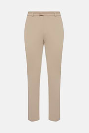 B-Tech Stretch Nylon Trousers, Beige, hi-res