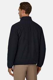 Bomber in Technical Fabric B Tech, Navy blue, thumb, 4