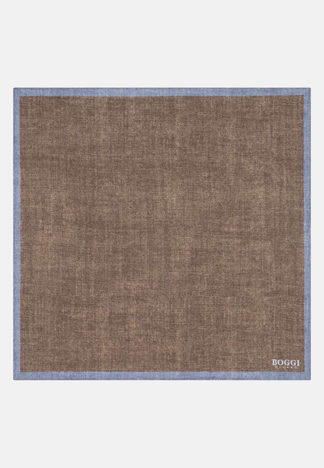 Colour Block Silk Pocket Square, Taupe, hi-res, 2