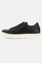 Sneakers In Pelle Nera, , thumb, 1
