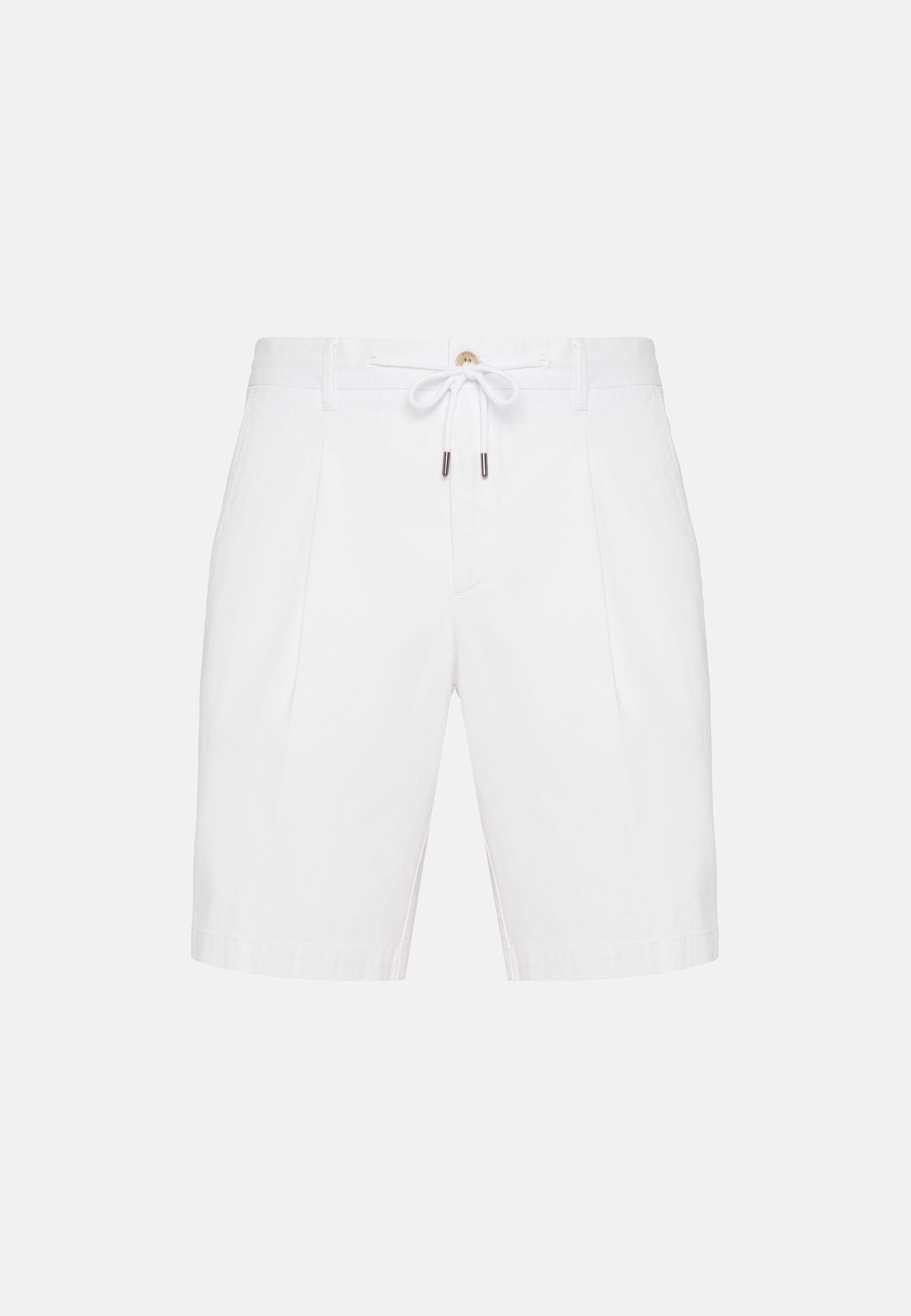 Stretch bermuda shorts with pockets sale