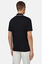 Supima Interlock Half Zip Polo, , thumb, 3