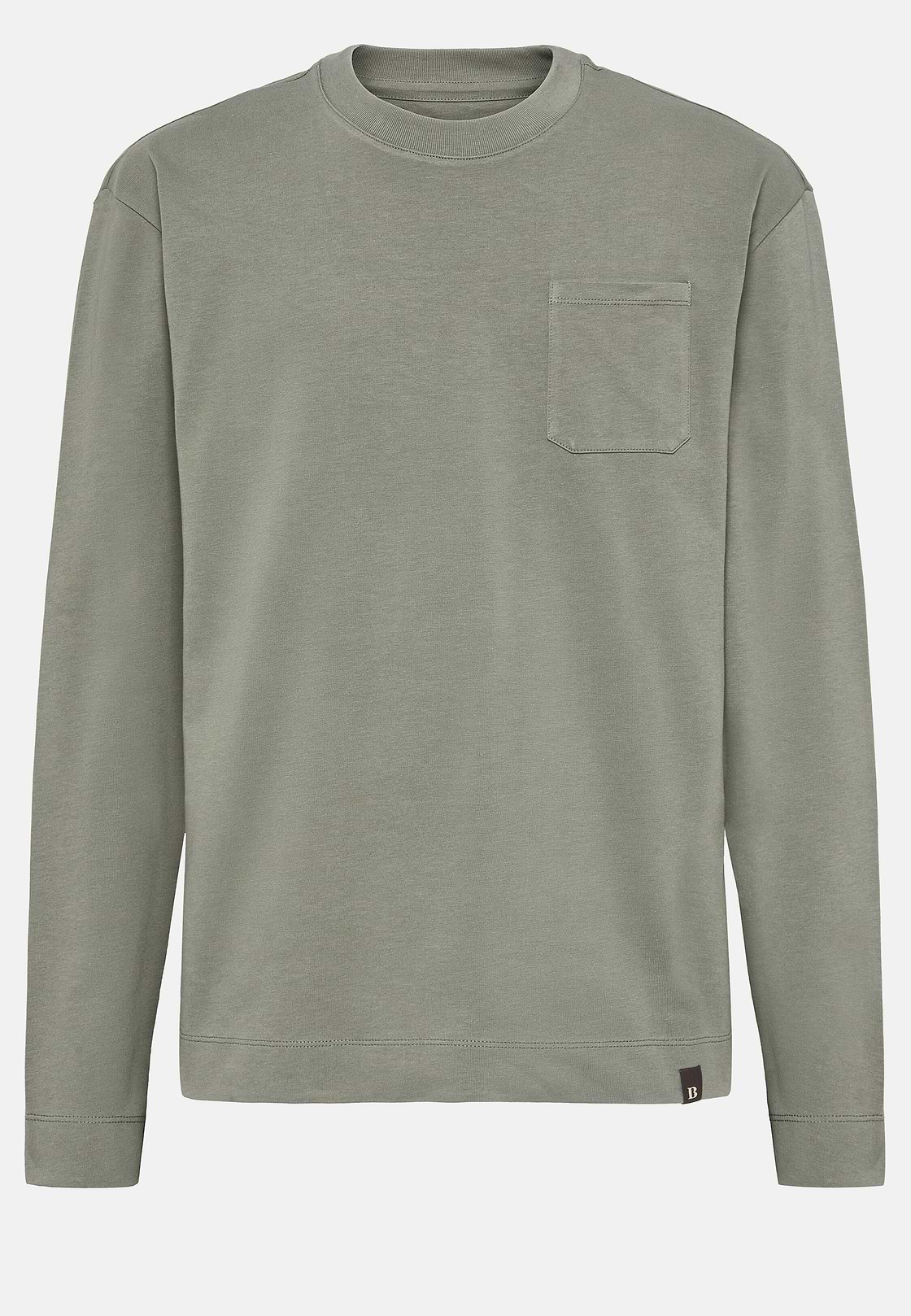 T-Shirt Aus Bio-Baumwoll-Mix, Grün, hi-res