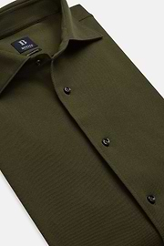 Polo Camicia In Piquè Regular Fit, Verde, hi-res