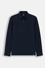 Ls Pima Cotton Polo, Navy blue, thumb, 5