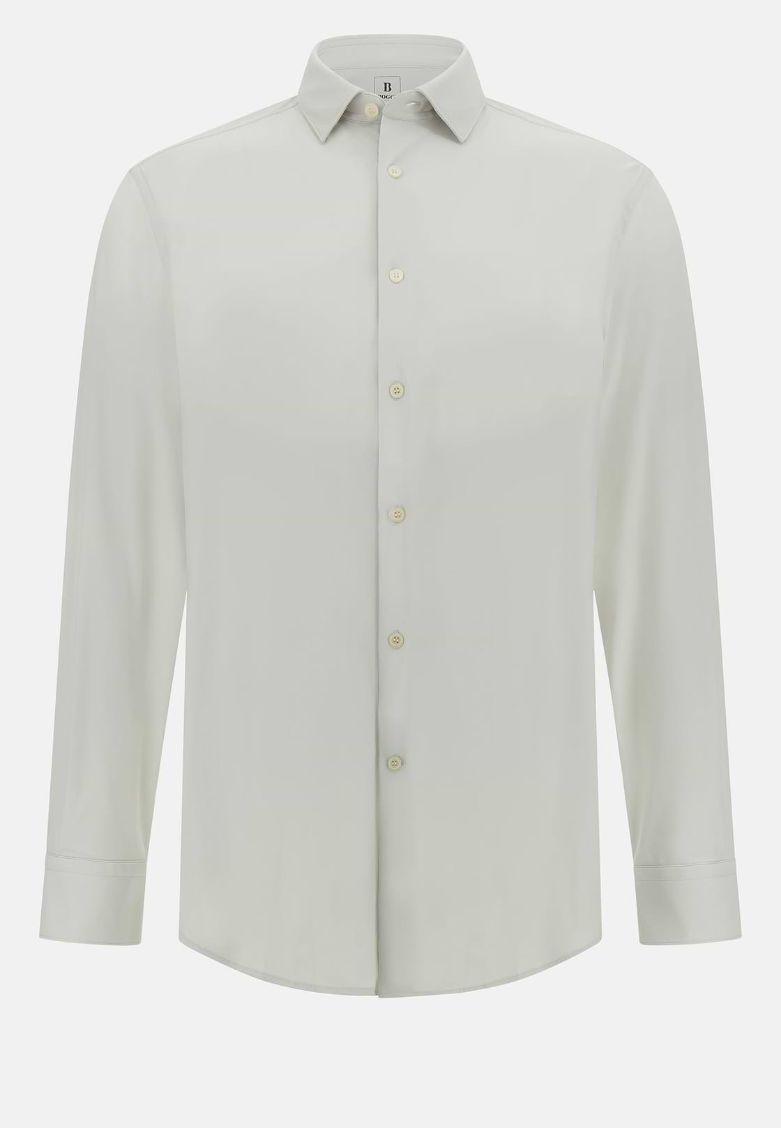 Chemise En Nylon Extensible Slim Fit, La glace, hi-res