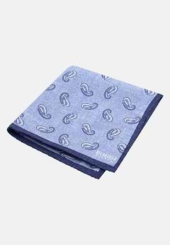Paisley Print Silk Pocket Square