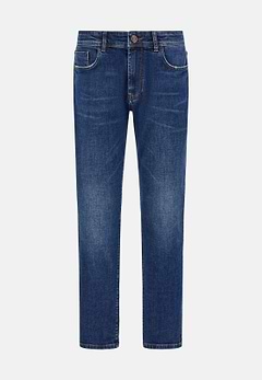 Medium Blue Stretch Denim Jeans