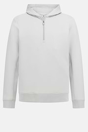 Sudadera con capucha y media cremallera, Hielo, hi-res