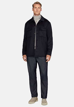 Link Shirt Jacket in Pure Cashmere