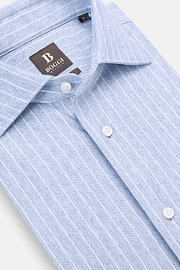 Regular Fit Cotton Jersey Polo Shirt, Light Blue, hi-res