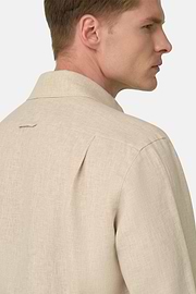 Hemd Aus Leinen Regular Fit, Sand, thumb, 4