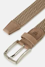 Geweven elastische riem, Beige, hi-res