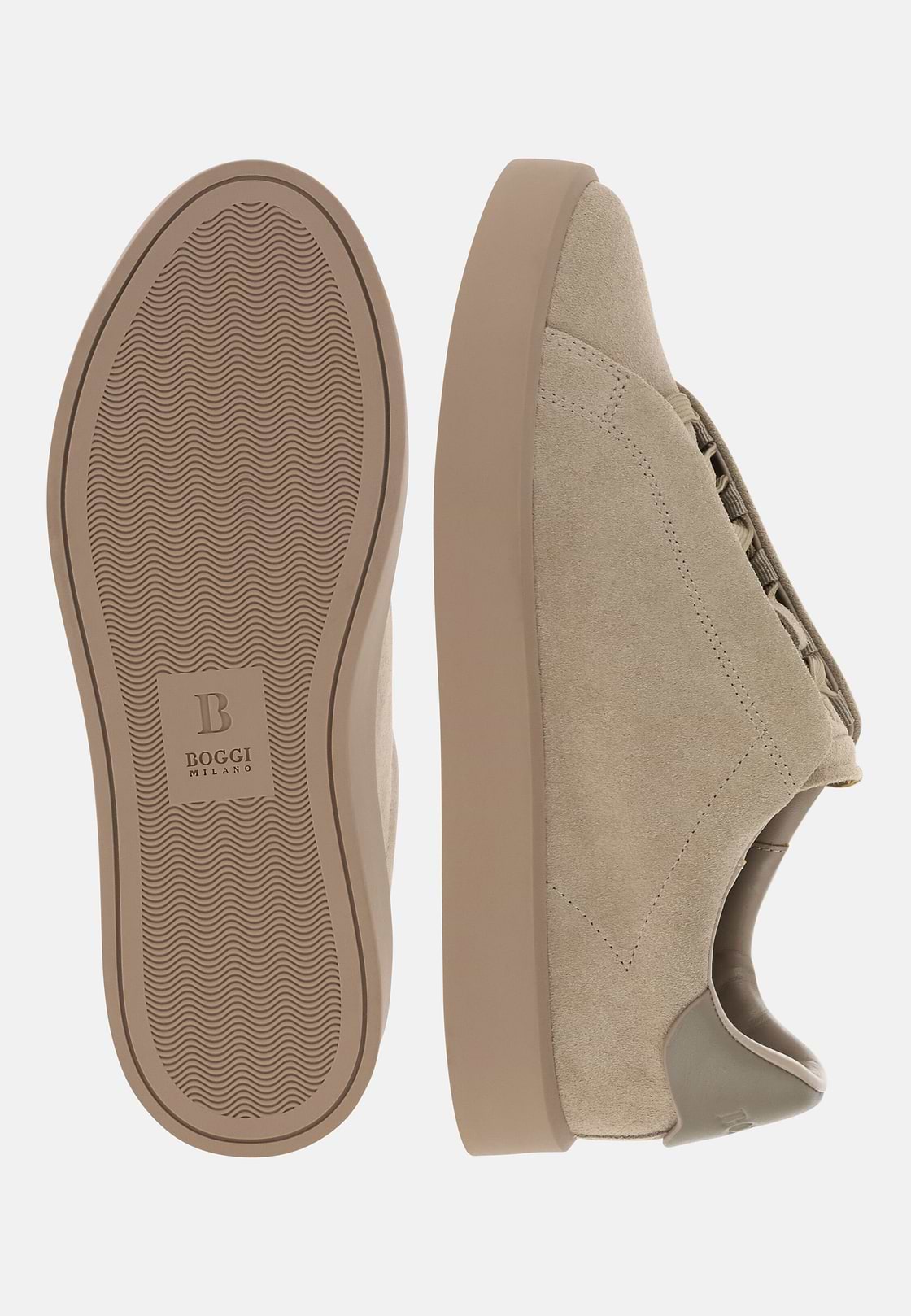 Essence Suede Trainers, Taupe, hi-res, 4