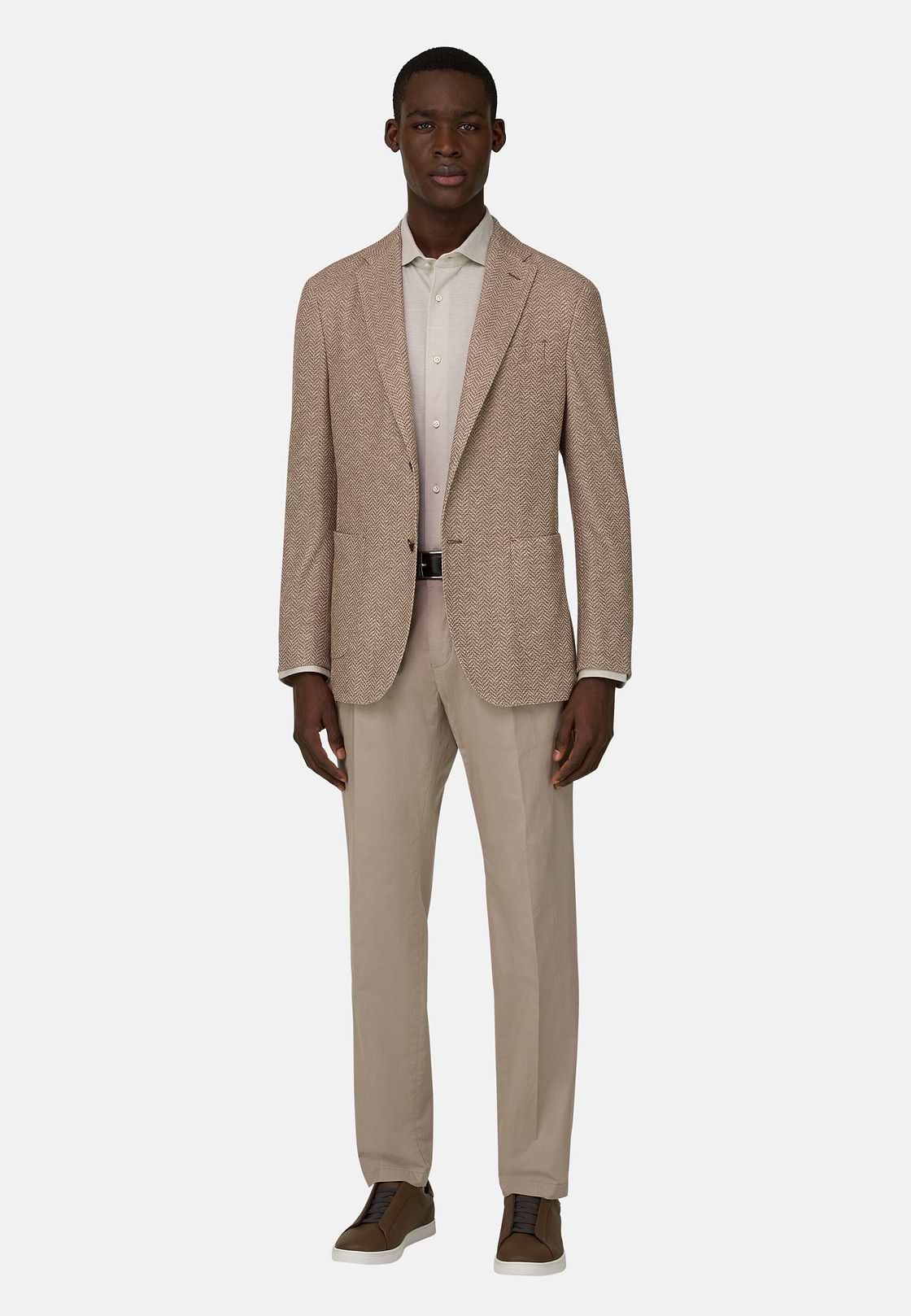 Giacca Resca In Misto Cotone, Taupe, hi-res, 1