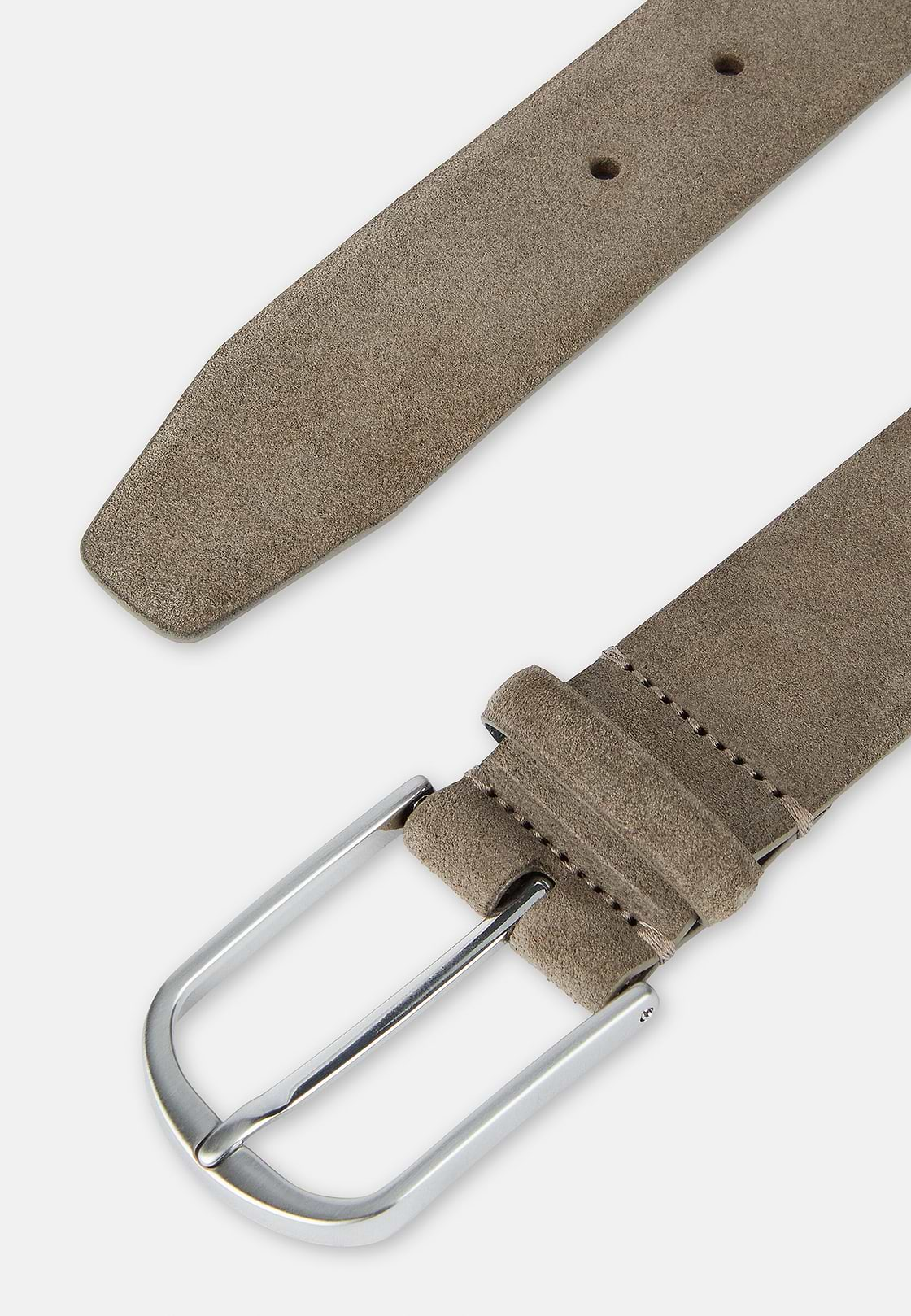 Ceinture En Daim., Taupe, hi-res