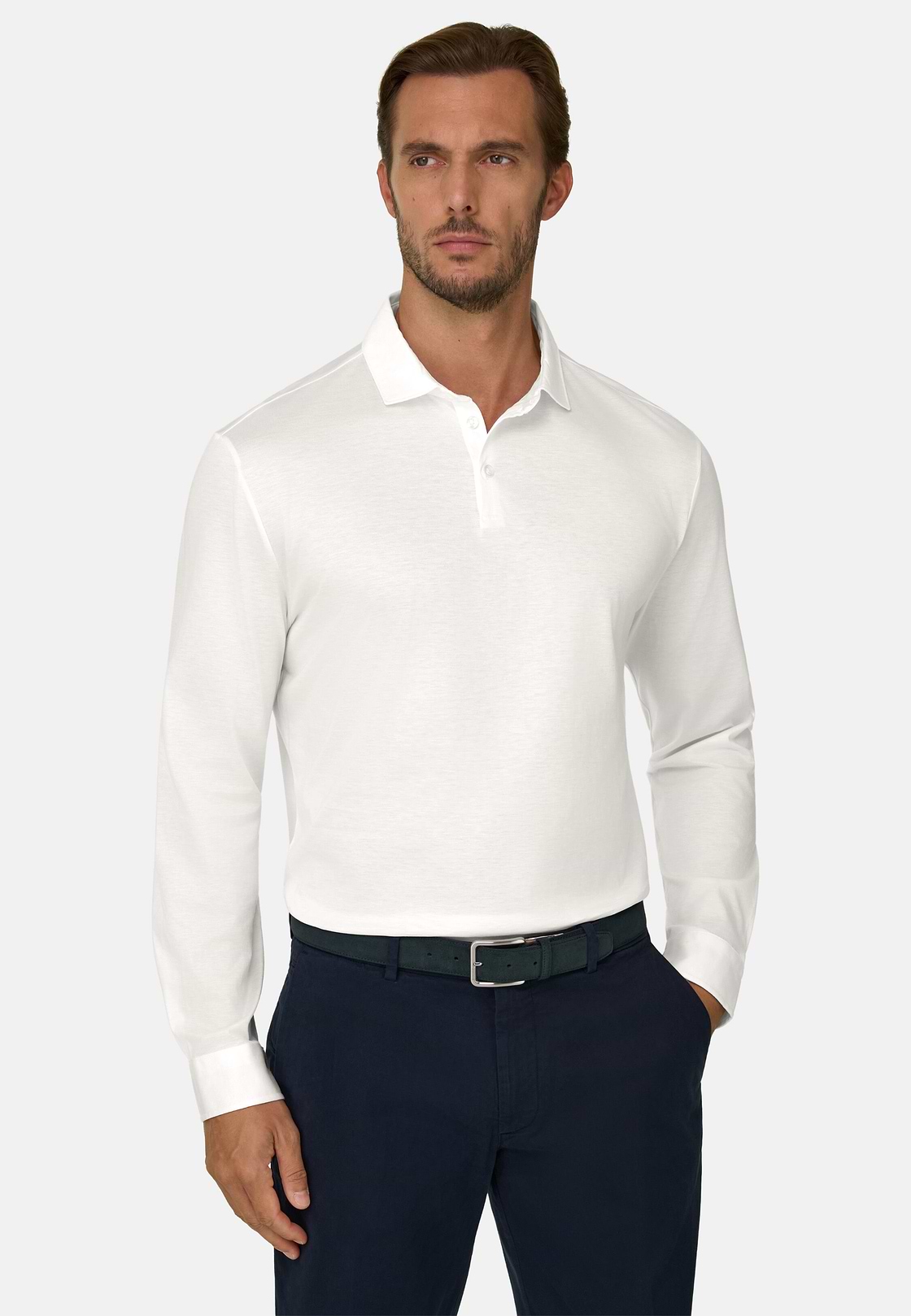 Ls Pima Cotton Polo, , hi-res, 1