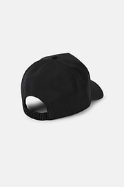 Casquette Avec Visière En Tissu Technique, Noir, hi-res