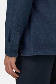 Overshirt in Double-Face Denim, Navy blue, thumb, 4
