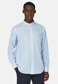 Camicia In Tencel Lino Regular Fit